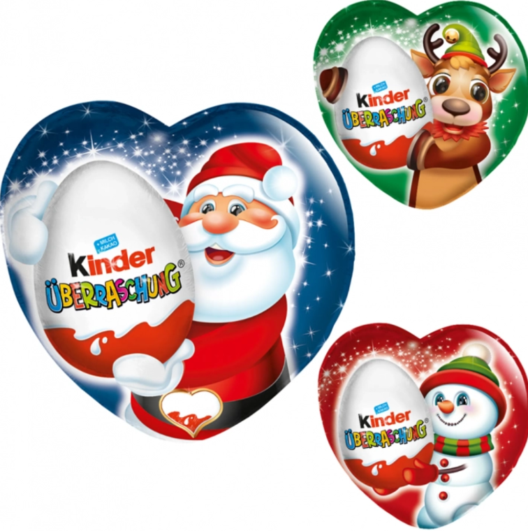 Kinder UBERRASCHUNG Новогоднее сердце 53 гр / Германия