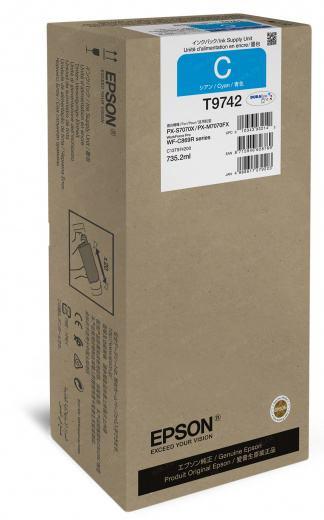 Epson Контейнер с голубыми чернилами повышенной емкости XXL Epson C13T974200, Cyan