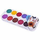Краски акварельные ЮНЛАНДИЯ "ЮНЫЙ ВОЛШЕБНИК", медовые, 24 цвета, круглые кюветы, пластик, 192359, фото 3