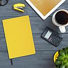 Блокнот А5 (148x218 мм), BRAUBERG "Metropolis Mix", под кожу, 80 л., клетка, желтый, 111038, фото 7