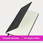 Блокнот А5 (148x218 мм), BRAUBERG "Metropolis Special", под кожу, 80 л., резинка, клетка, черный, 111577, фото 11