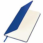 Блокнот А5 (148x218 мм), BRAUBERG "Metropolis", балакрон, 80 л., резинка, клетка, синий, 111582, фото 3