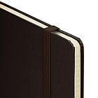 Блокнот А5 (148x218 мм), BRAUBERG "Metropolis", балакрон, 80 л., резинка, клетка, коричневый, 111586, фото 4