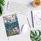 Блокнот А5 (143x210 мм), BRAUBERG VISTA "Claude Monet", под кожу, гибкий, срез фольга, 80 л., 112058, фото 7