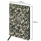 Блокнот А5 (143x210 мм), BRAUBERG VISTA "Military", под кожу, гибкий, 80 л., 112085, фото 2