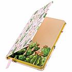 Блокнот МАЛЫЙ ФОРМАТ (100х150 мм) А6, BRAUBERG VISTA "Positive lama", под кожу, твердый, срез фольга, 80 л.,, фото 3