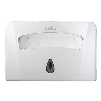 Диспенсер для покрытий на унитаз LAIMA PROFESSIONAL CLASSIC (Система V1) 1/2 сложения, белый, ABS-пластик,