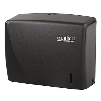 Диспенсер для полотенец LAIMA PROFESSIONAL ORIGINAL (Система H2), Z-сложения, черный, ABS-пластик, 605760