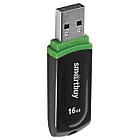 Флеш-диск 16 GB, SMARTBUY Paean, USB 2.0, черный, SB16GBPN-K, фото 2