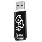Флеш-диск 64 GB, SMARTBUY Glossy, USB 2.0, черный, SB64GBGS-K, фото 2
