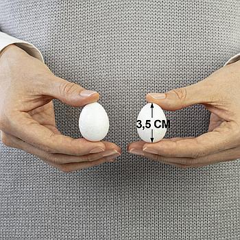 Пенопластовые заготовки для творчества "Эллипсы", 15 шт., 35 мм, ОСТРОВ СОКРОВИЩ, 661356