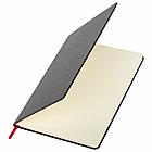 Блокнот БОЛЬШОЙ ФОРМАТ (180х250 мм) B5, BRAUBERG "Office", под кожу 80 л., клетка, черный, 113309, фото 3