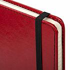 Блокнот БОЛЬШОЙ ФОРМАТ (180х250 мм) B5, BRAUBERG "Office", под кожу 80 л., клетка, красный, 113310, фото 4