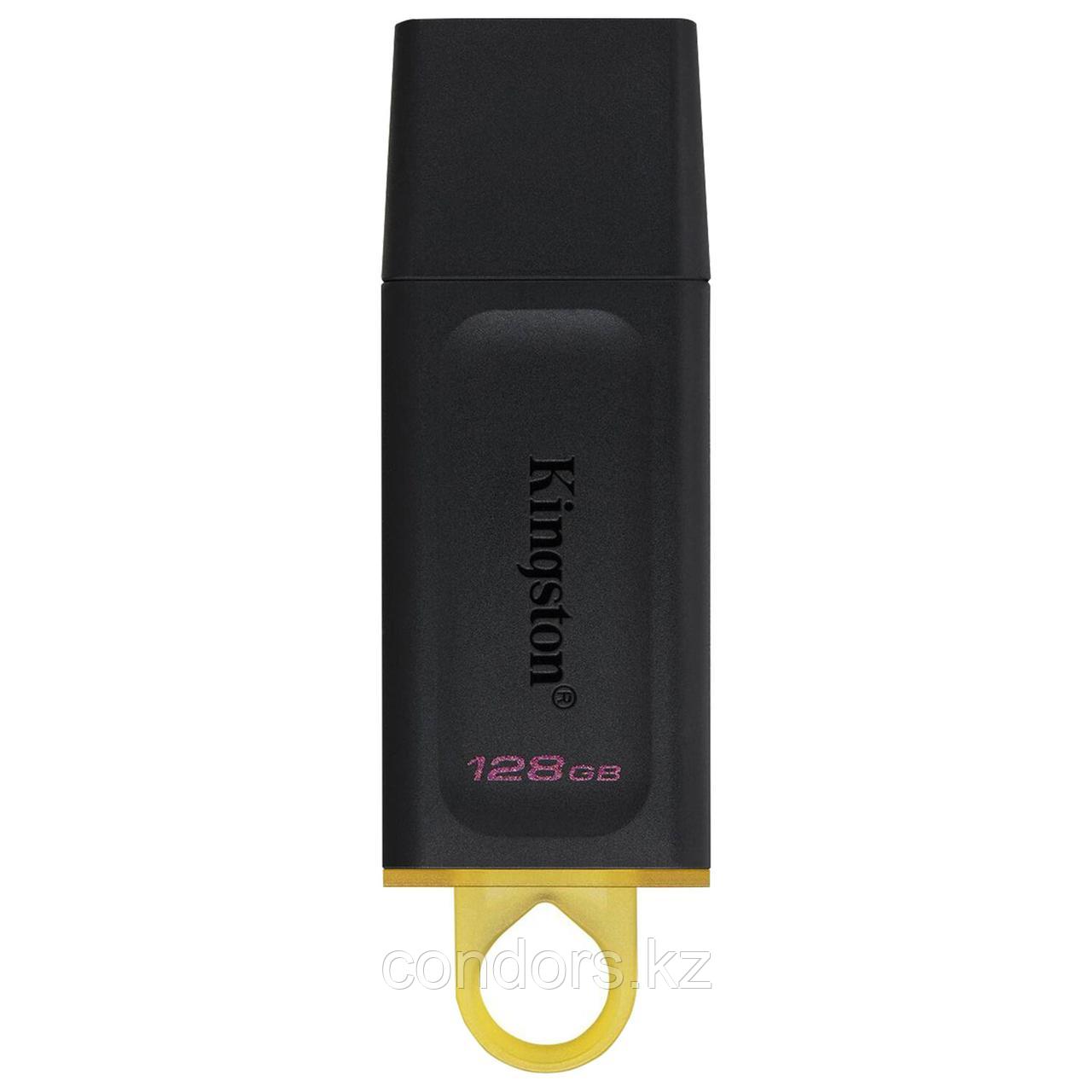 Флеш-диск 128GB KINGSTON DataTraveler Exodia, разъем USB 3.2, черный/желтый, DTX/128GB, фото 1