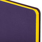 Блокнот А5 (148x218 мм), BRAUBERG "Metropolis Mix", под кожу, 80 л., в точку, сиреневый, 113315, фото 4