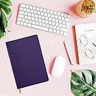 Блокнот А5 (148x218 мм), BRAUBERG "Metropolis Mix", под кожу, 80 л., в точку, сиреневый, 113315, фото 7