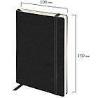 Блокнот МАЛЫЙ ФОРМАТ (100x150 мм) А6, BRAUBERG "Metropolis Ultra", под кожу, 80 л., клетка, черный, 113324, фото 2