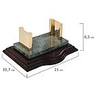 Набор настольный GALANT из мрамора, 7 предметов, зеленый мрамор/отделка красное дерево, 231485, фото 8