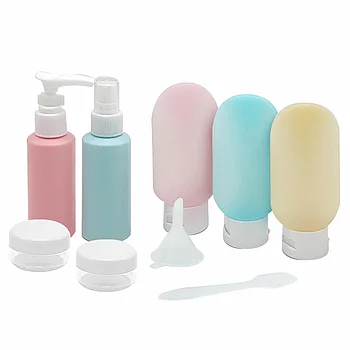 Дорожный набор флаконов в косметичке, 7 флаконов (5х60 мл / 2х10 мл), DASWERK, 609301