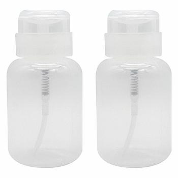 Набор флаконов с помпой дозатором косметический для маникюра, косметики, 2х200 мл, DASWERK, 609309