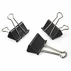 Зажимы для бумаг ОФИСНАЯ ПЛАНЕТА,КОМПЛЕКТ 12 шт., 51 мм, на 230 листов, черные, картонная коробка, 222002, фото 2