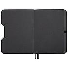 Блокнот А5 (162х218 мм), BRAUBERG "NOTE", под кожу софт-тач, с резинкой, 80 л., клетка, черный, 113437, фото 5