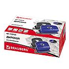 Дырокол металлический BRAUBERG "Universal+", до 20 листов, ассорти (синий/черный), 222525, фото 2