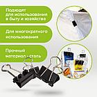 Зажимы для бумаг STAFF "EVERYDAY", КОМПЛЕКТ 12 шт., 19 мм, на 60 листов, черные, картонная коробка, 224606, фото 10