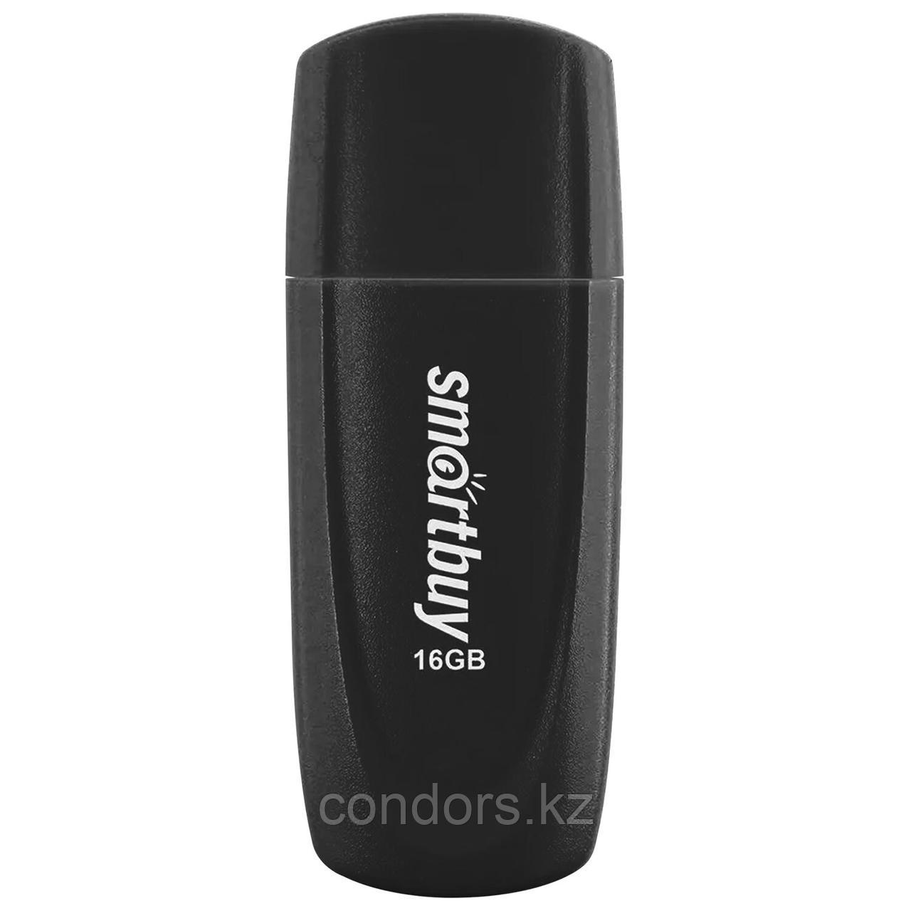 Флеш-диск 16 GB SMARTBUY Scout USB 2.0, черный, SB016GB2SCK, фото 1