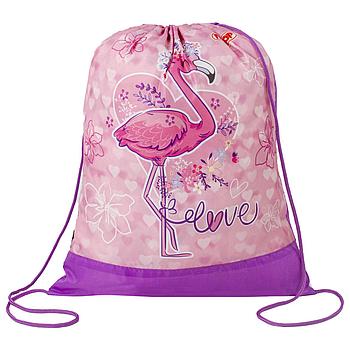 Мешок для обуви ПИФАГОР, 1 отделение, 42х34 см, "Cute Flamingo", 270184