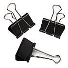 Зажимы для бумаг ОФИСМАГ, КОМПЛЕКТ 12 шт., 41 мм, на 200 листов, черные, картонная коробка, 226767, фото 3