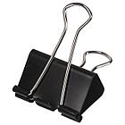 Зажимы для бумаг ОФИСМАГ, КОМПЛЕКТ 12 шт., 41 мм, на 200 листов, черные, картонная коробка, 226767, фото 4