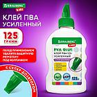 Клей ПВА, усиленный, BRAUBERG KIDS с супер-дозатором (для школы, хобби и творчества), 125 г, 271937, фото 9
