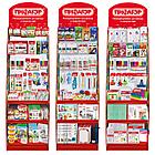 Стойка для размещения товара напольная усиленная ПИФАГОР, 200х60х40 см, 3 полки, 25 крючков, 504864, фото 7