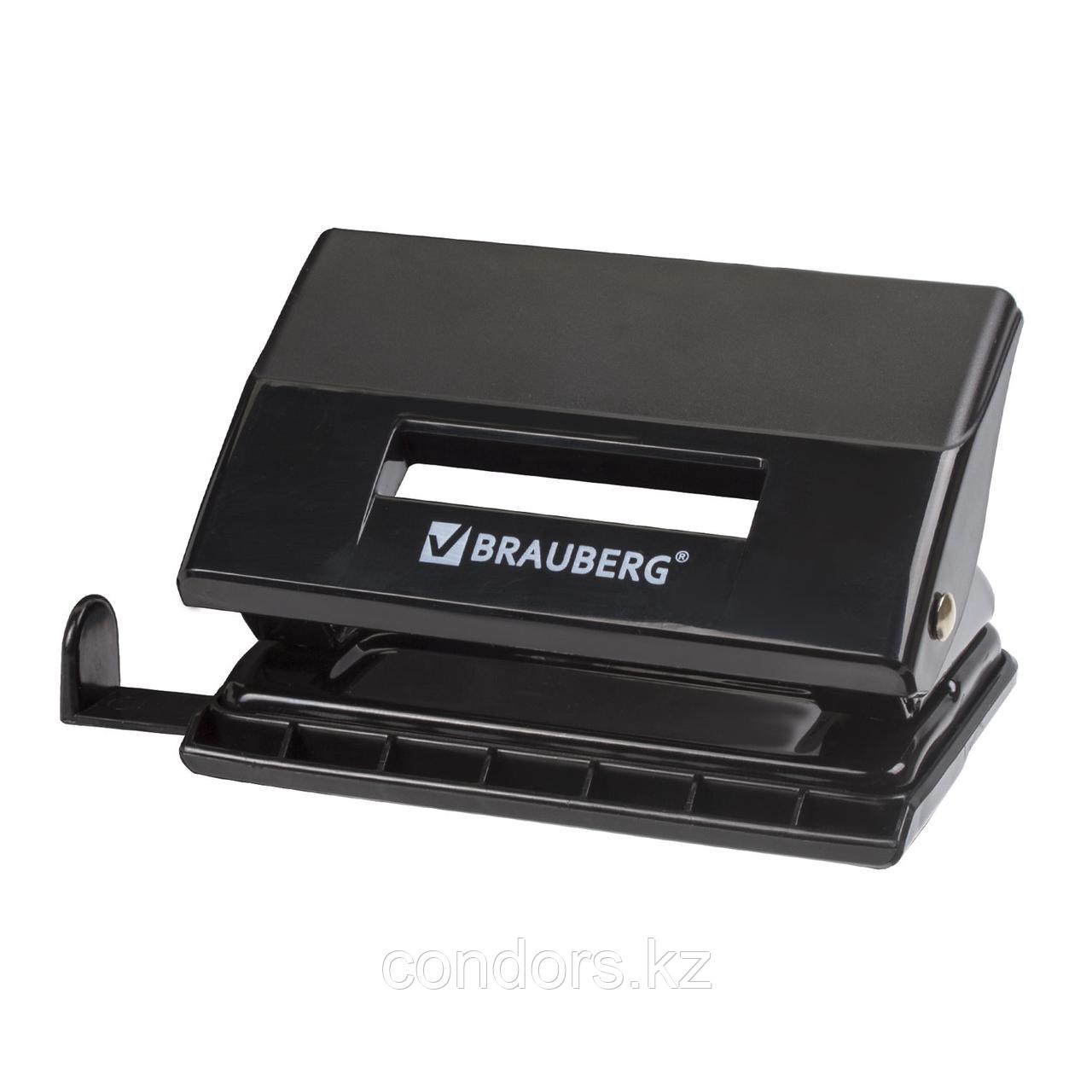 Дырокол BRAUBERG "Black Jack", до 10 листов, черный, 227795, фото 1