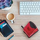 Дырокол BRAUBERG "JET PRO", до 40 листов, красно-черный, 228603, фото 6