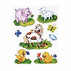 Украшение для окон и стекла ЗОЛОТАЯ СКАЗКА "Забавные зверюшки 1", 25,8х33,5 см, ПВХ, 591235, фото 2