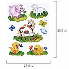 Украшение для окон и стекла ЗОЛОТАЯ СКАЗКА "Забавные зверюшки 1", 25,8х33,5 см, ПВХ, 591235, фото 3