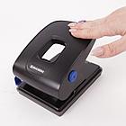 Дырокол металлический BRAUBERG "Extra", до 40 листов, черный, 229093, фото 6