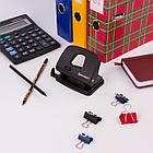 Дырокол BRAUBERG "SX-20", до 20 листов, черный, 229694, фото 7