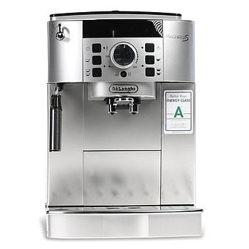 Кофемашина DELONGHI Magnifica S ECAM 22.110.SB, 1450 Вт, объем 1,8 л, ручной капучинатор, серебристая, EСAM