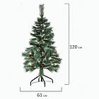 Ель новогодняя искусственная "Velvet Pinewood" 120 см, с инеем и шишками, ПВХ, ЗОЛОТАЯ СКАЗКА, 591702, фото 7