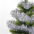 Мишура КОМПЛЕКТ 3 штуки, диаметр 100 мм, длина 2 м, серебристая, 592221, фото 5