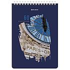 Блокнот А5 (146х206 мм), 60 л., гребень, картон, жесткая подложка, клетка, BRAUBERG, "Города", 114369, фото 5