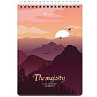 Блокнот А5 (146х206 мм), 80 л., гребень, картон, клетка, BRAUBERG, "Majesty", 114373, фото 7