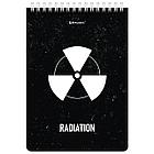 Блокнот А5 (146х206 мм), 80 л., гребень, картон, клетка, BRAUBERG, "Danger", 114378, фото 4