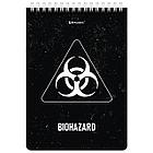 Блокнот А5 (146х206 мм), 80 л., гребень, картон, клетка, BRAUBERG, "Danger", 114378, фото 5