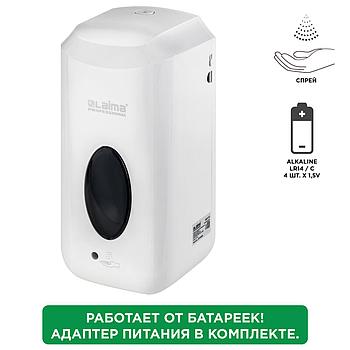 Дозатор для жидкого антисептика LAIMA CLASSIC, СЕНСОРНЫЙ, 1 л, спрей, с блоком питания, 607319
