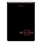 Блокнот А5 (146х206 мм), 80 л., гребень, картон, жесткая подложка, клетка, BRAUBERG, "Dark", 114387, фото 5