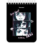 Блокнот МАЛЫЙ ФОРМАТ А6 108х145 мм, 40 л., гребень, картон, клетка, BRAUBERG, "Anime emotions", 114392, фото 5